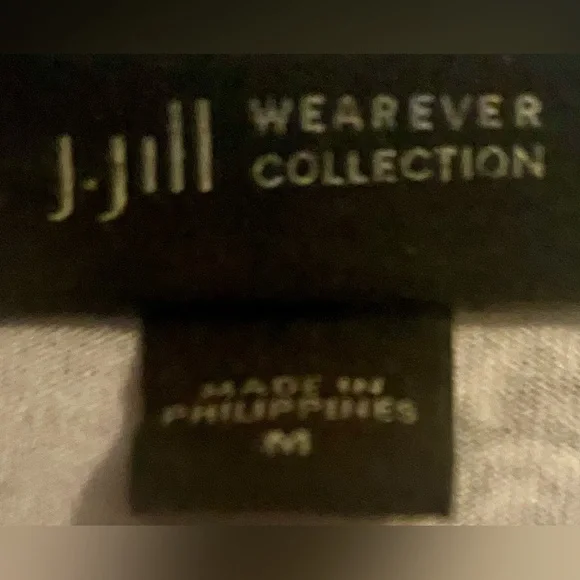 J Jill 20”PTP Sz: M Oversized Wearable Collection Blue Floral Top Stretch - Picture 5 of 5